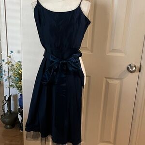 Sateen formal dress